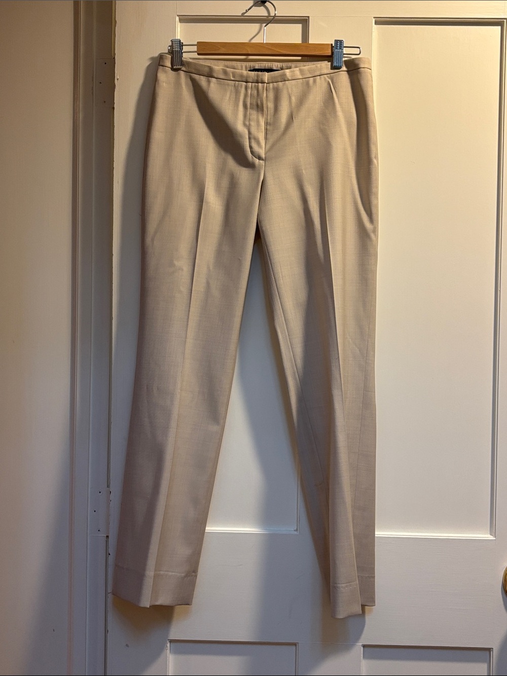 Elie Tahari Women's Beige Tailored Trousers